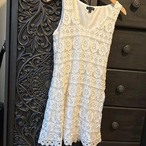 White lace dress